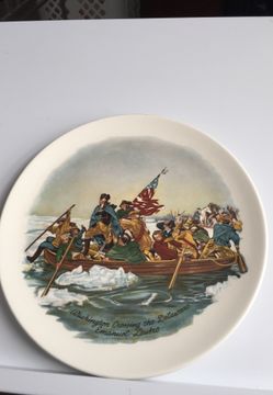 WASHINGTON CROSSING THE DELAWARE....PLEASE BE AWARE FOR DECORATION ONLY UNSAFE FOR FOOD NOT INTENDED FOR USE WITH FOOD PRODUCTS