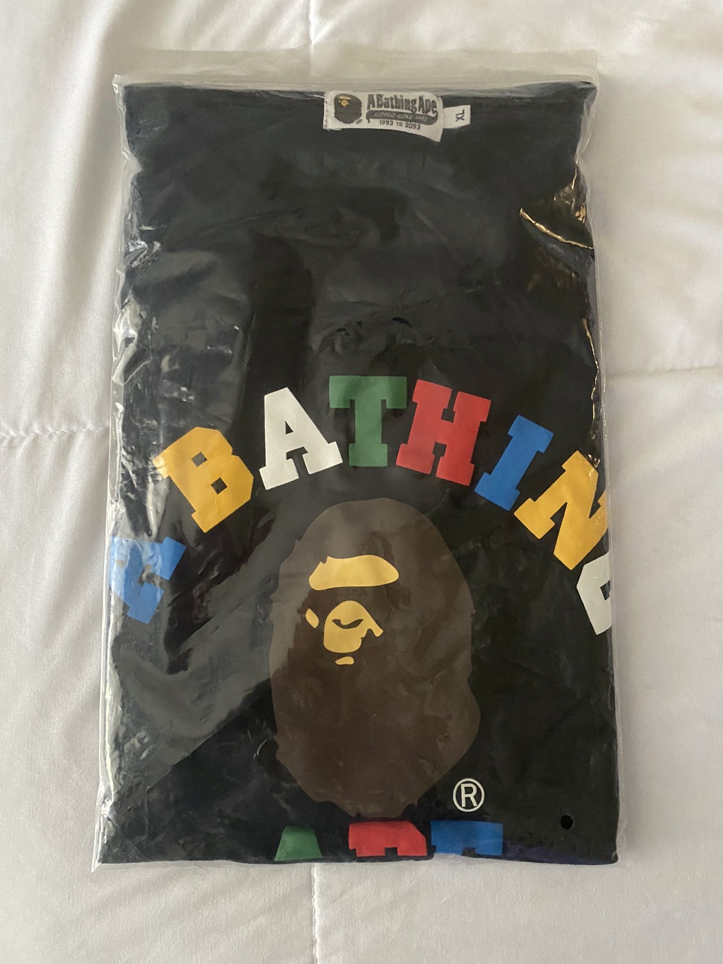 BAPE Multicolor ABC tee