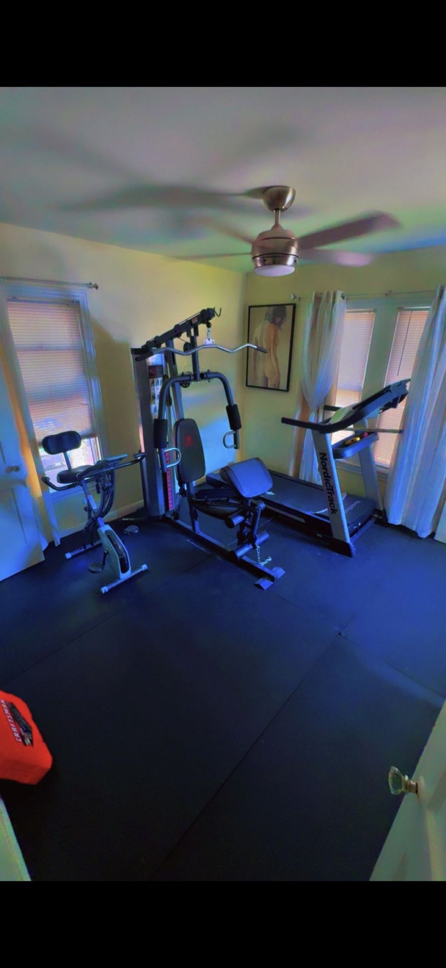 Treadmill, Bike, Rubber Mats