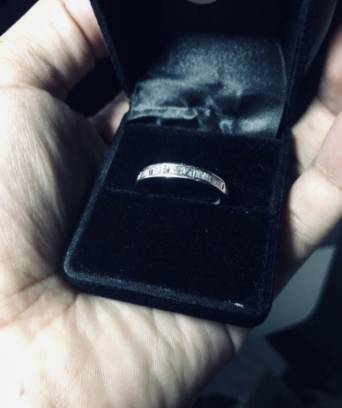 Promise/ engaged/ compromise/ wedding Diamond ring.