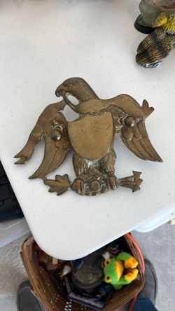Brass Eagle Door Decor