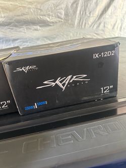 Skar 12 in sub woofers