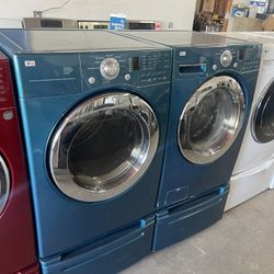 Lg Washer In Electric Dryer Comes With 90 Day Warranty