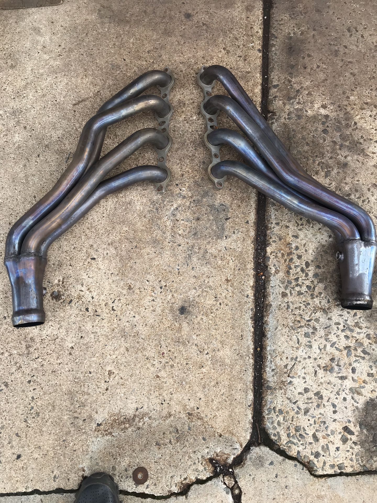 Long tube headers