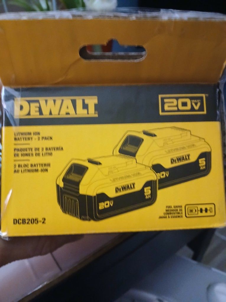 Dewalt 2 Pack Lawn Mower Batteries