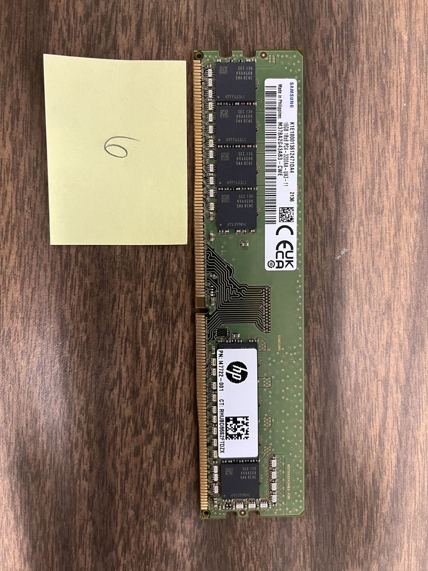 16GB DDR4-3200 Samsung Desktop Ram #6