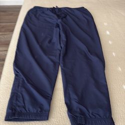Women’s Navy Nylon Sweet Pants