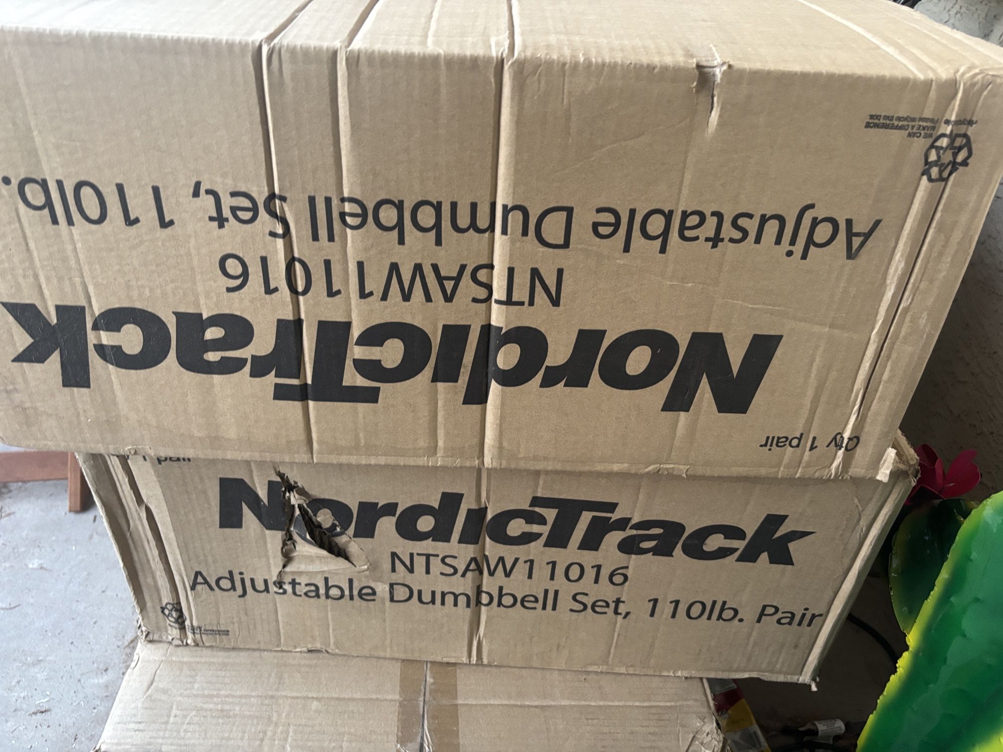 Nordic Track Adjustable Dumbbells