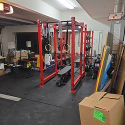 Rogue RML-690C Power Rack 3.0 And Acessories