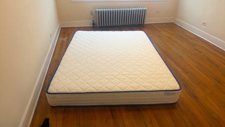 Queen Mattress W/Queen Bed Frame Included