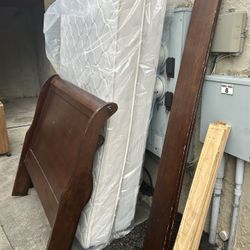 Twin Bed With Box Spring And Mattress 