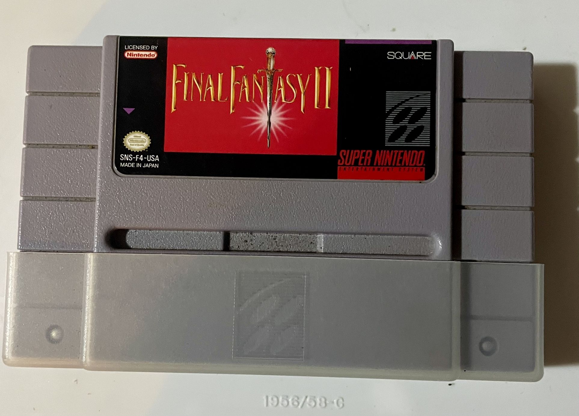 Final Fantasy 2 Super Nintendo Video Game.