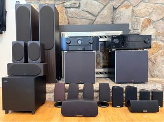 Marantz/Pioneer Receivers + Jamo, Polk & Klipsch Speakers