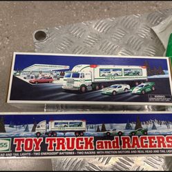 1997 Hess Toy Truck and Racers - New in Box in the original box and original plastic bag … $40 each