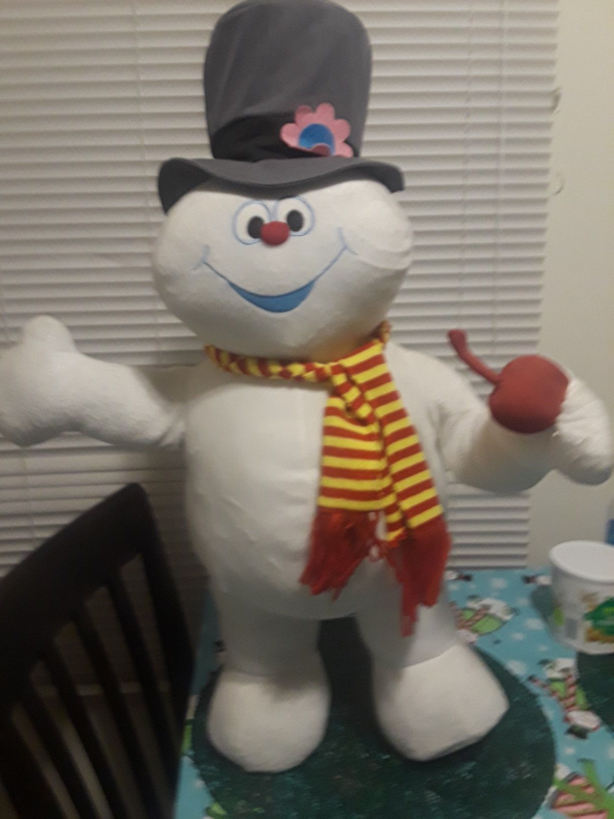 Frosty the snowman plush doll