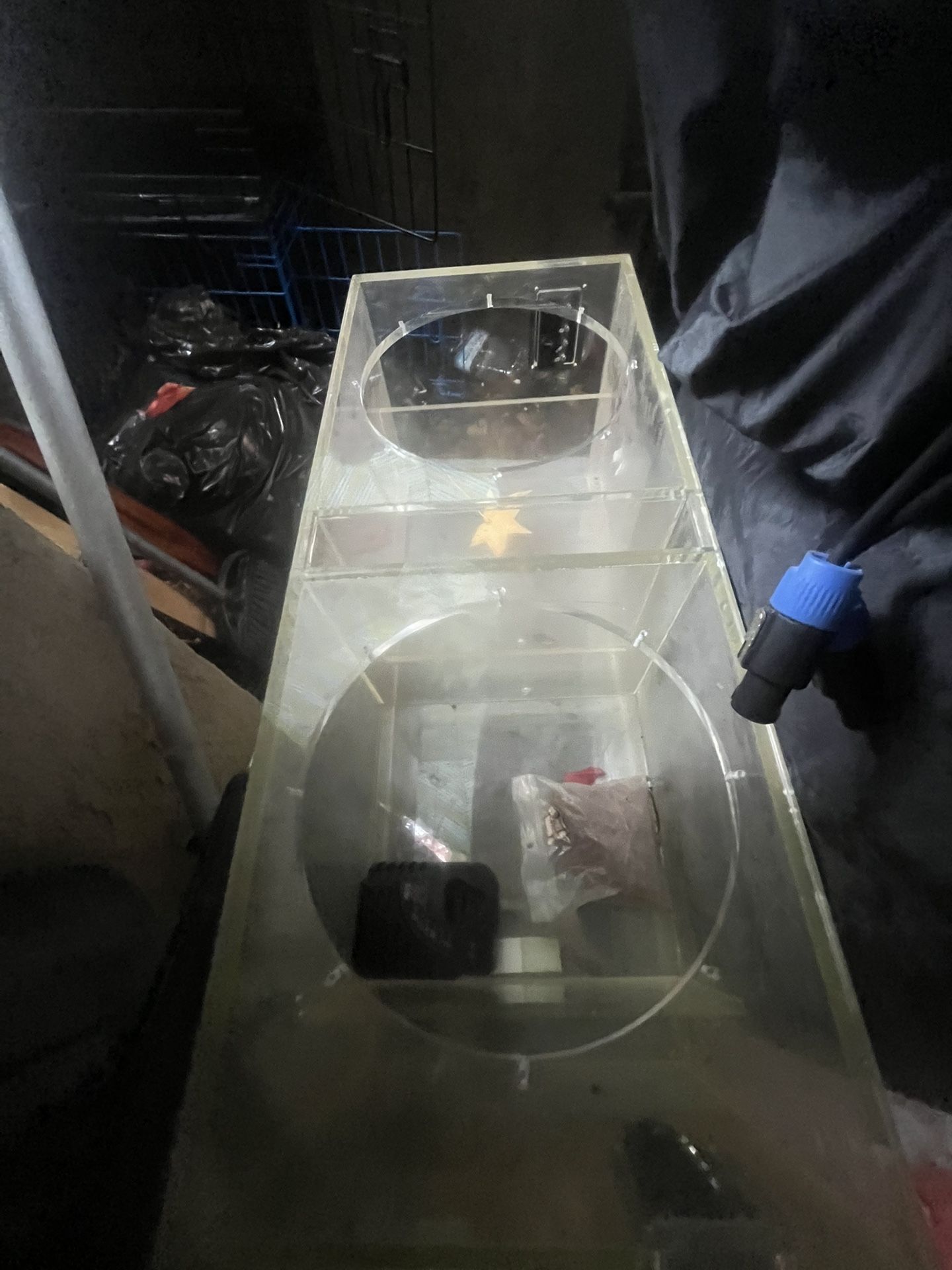 12 inch acrylic subwoofer box