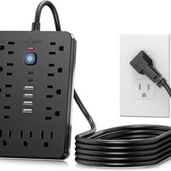 17 In 1 Power Strip Surge Protection