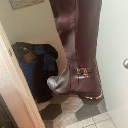 Michael Kors Leather Boots Size 7 Female