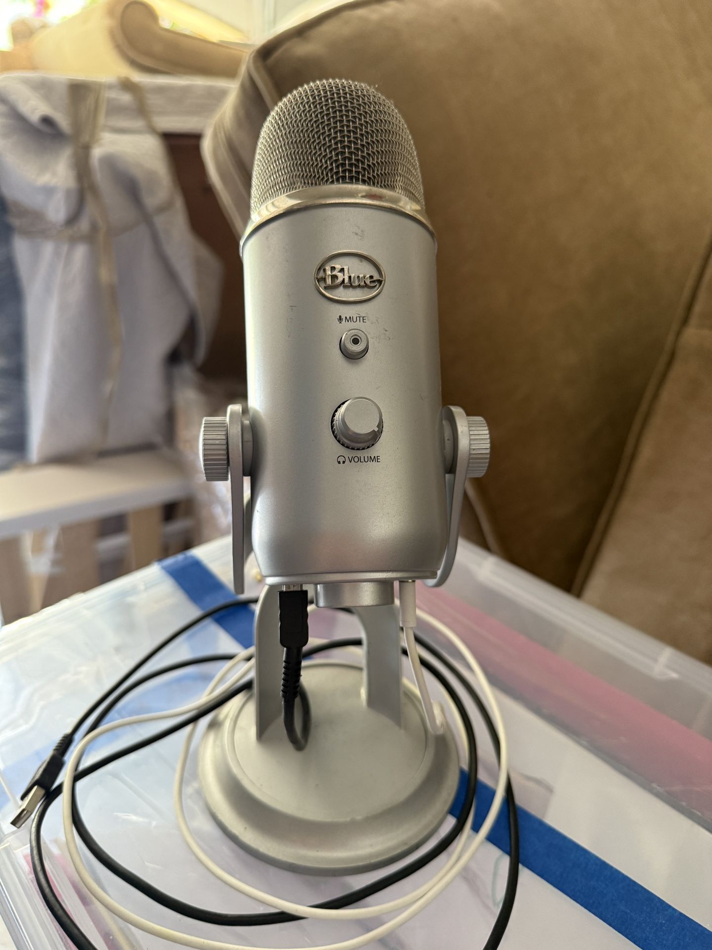 Blue USB Microphone