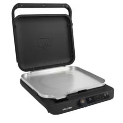 Portable Induction Heating Electric Grill Griddle in Black
