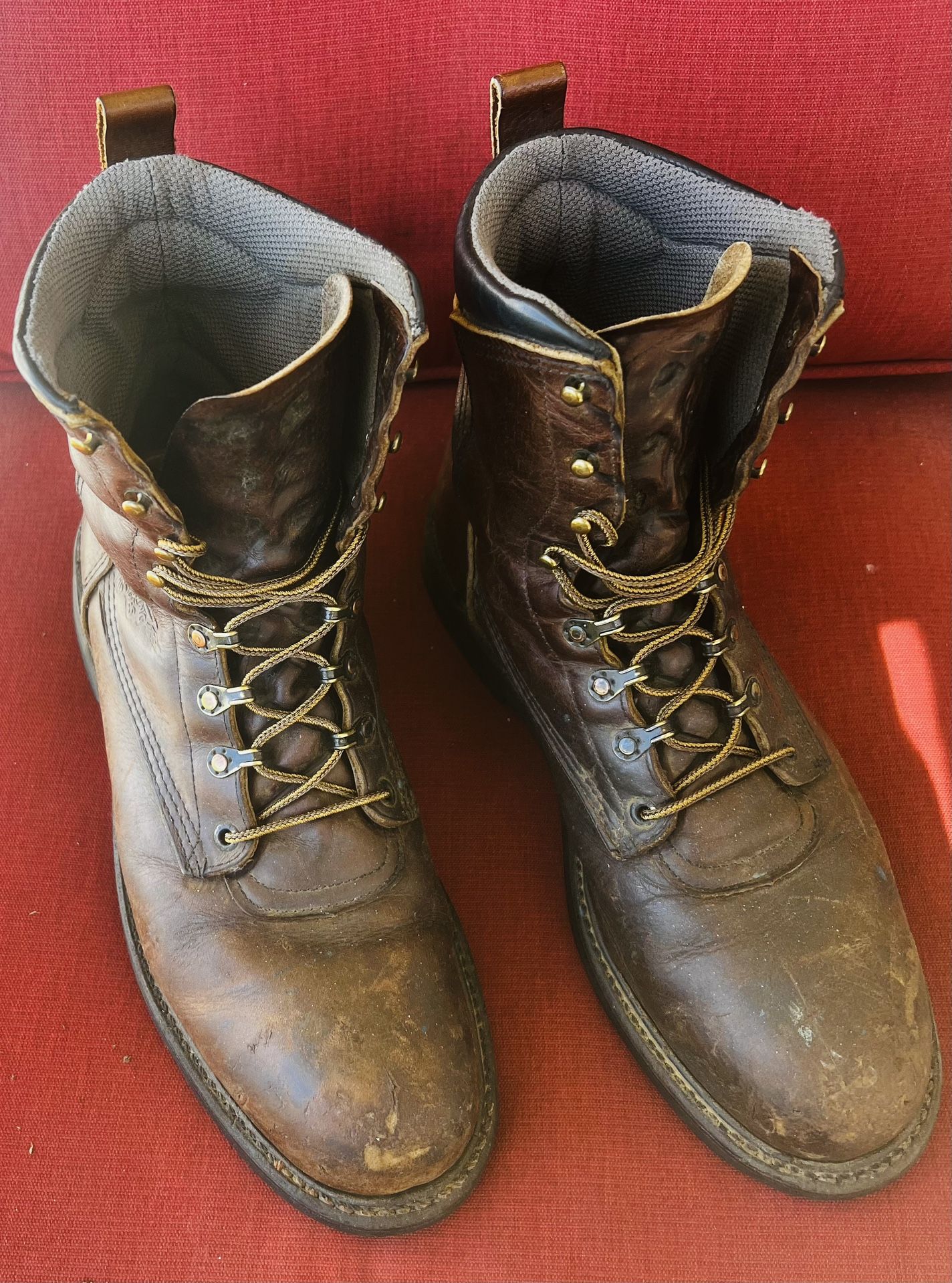 Red Wing., (Mens) 2264 Leather Steel Toe Waterproof Boots Size 10.5 D