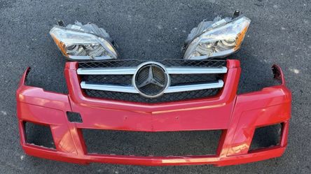 MERCEDES GLK X(contact info removed) 2011 2012 FRONT BUMPER + HEADLIGHTS