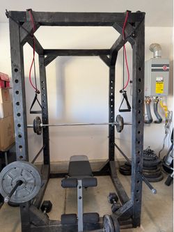 Wooden squat rack
