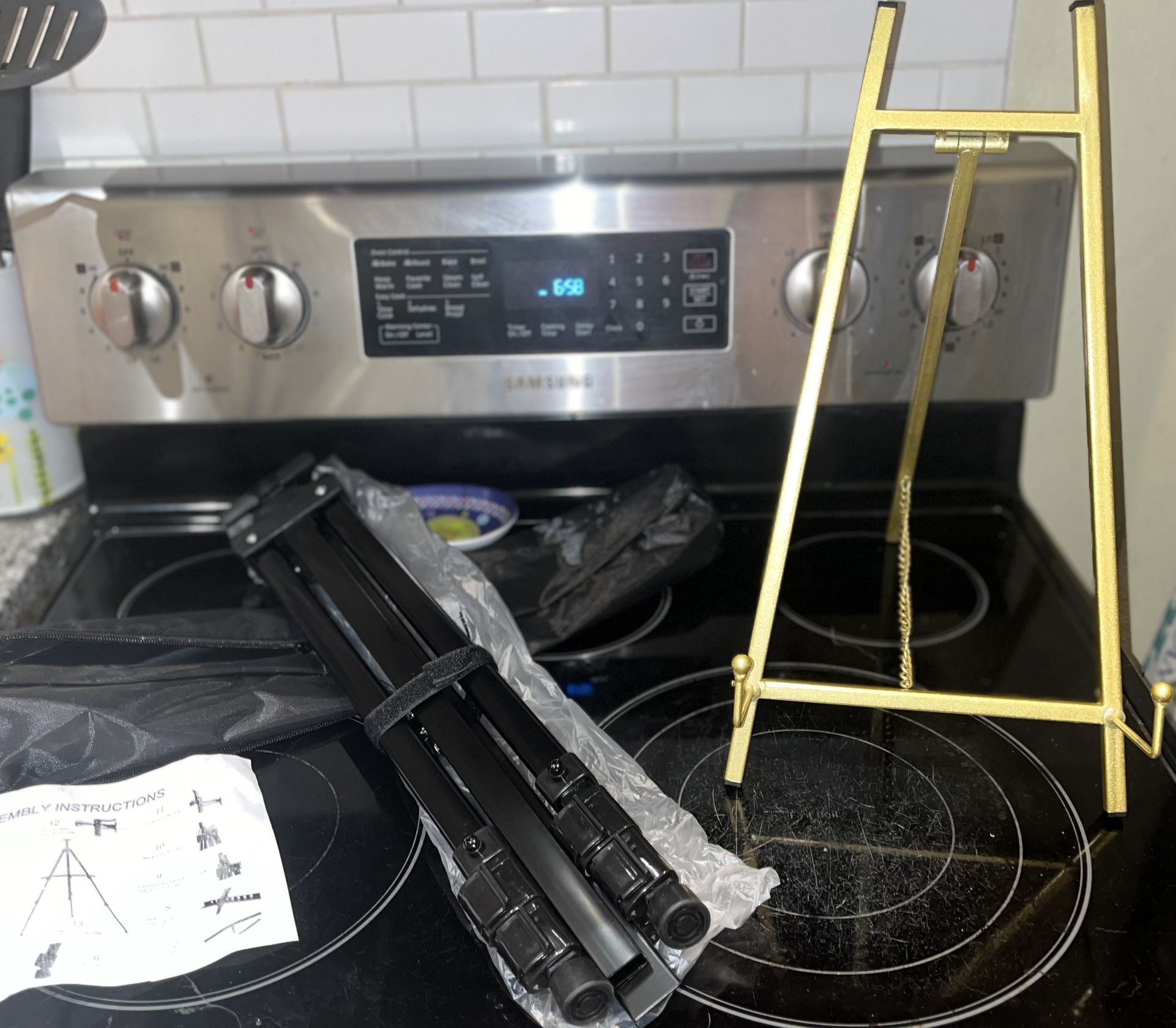 Pair of Metal Easels