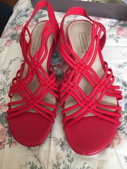 Red sandals