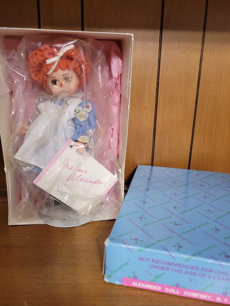 MADAME ALEXANDER MOP TOP Wendy Raggedy Ann Doll