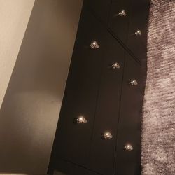6 Drawer Dresser Black
