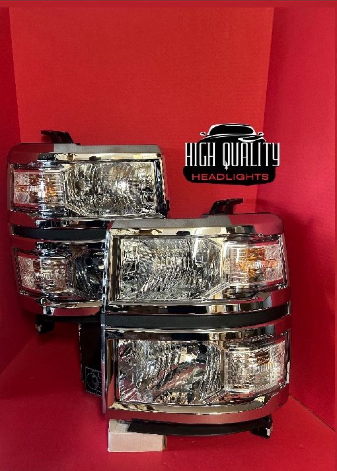 Chevy Silverado 2014. 2015 Headlights.