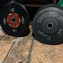 4 Set Weights Pair Of 15 And Pair If 10s 