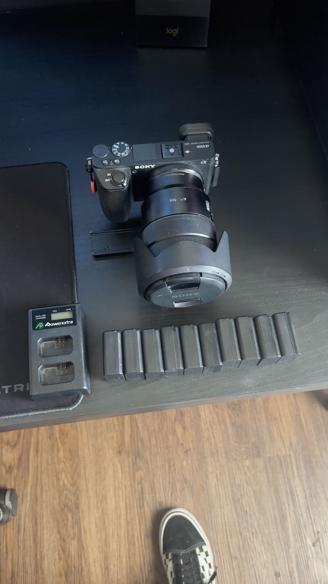 Sony A6500 + 10 Batteries And Charger 