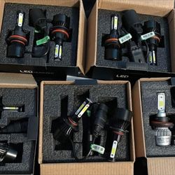 H11 H8 H9 9006 Hb3 9005 Hb4 H13 9007 H1 9004 H4 880 LED Bulbs Bombillas Focos Luces Chevy Gmc Ford Toyota Dodge Pontiac Chevrolet Honda Ram Jeep H1