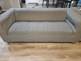 IKEA Gray Fabric Two-Seat Sofa