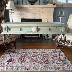 Rustic Mexican Style Entry / Sofa Table / Console / Desk 2 Drawer