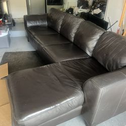 All Leather Couch