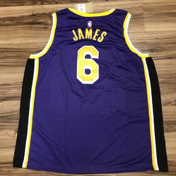 Lakers LeBron James Jersey No. 6