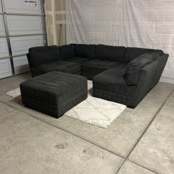 Thomasville 6-Piece Modular Grey Sectional (Delivery Available)