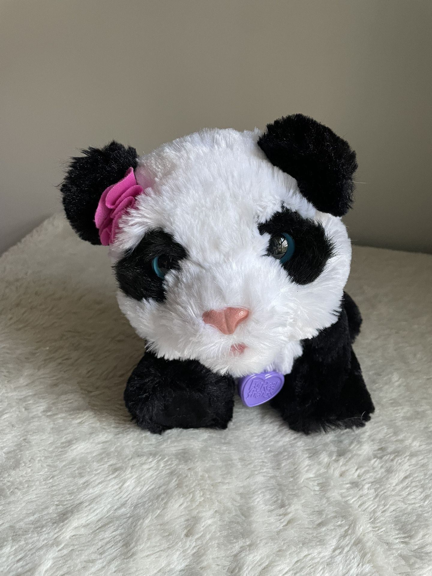 FurReal Friends My Baby Panda Pom Pom 45+ RESPONSES INTERACTIVE Toy Plush Works!