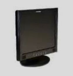 *BUILT-IN SPEAKERS*   Liquid Video 15” XGA Monitor w/ Built-in Speakers, Headphone Out, Aux Audio In - Model E15LCD1