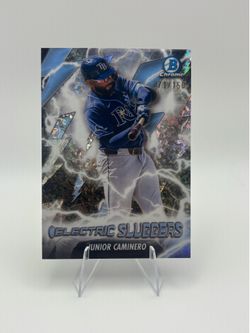 Junior Caminero 2026 Bowman Mini Diamond Electric Sluggers #ES-4 Rays /150