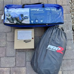 Truck Bed Tent with Air Mattress And Side Inserts