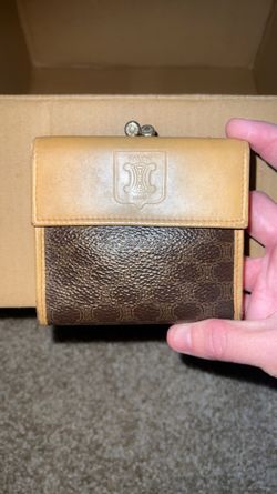 Authentic Celine Wallet With Kiss Lock