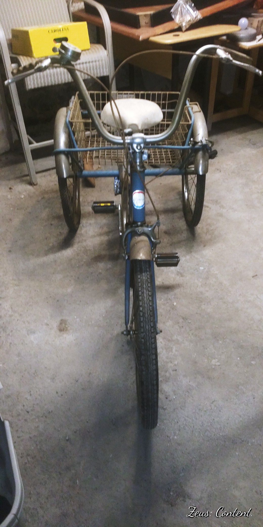 Antique 3 wheel bike