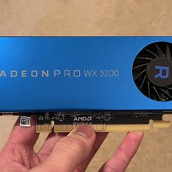 Amd Radeon Pro Wx 3200