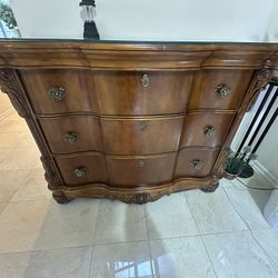 Victorian Style Ornate Dresser 