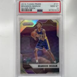2016-17 Panini Prizm - PSA 10 Silver Prizm #131 Brandon Ingram (RC)