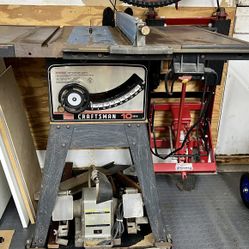 10” Table Saw & Bench Grinder